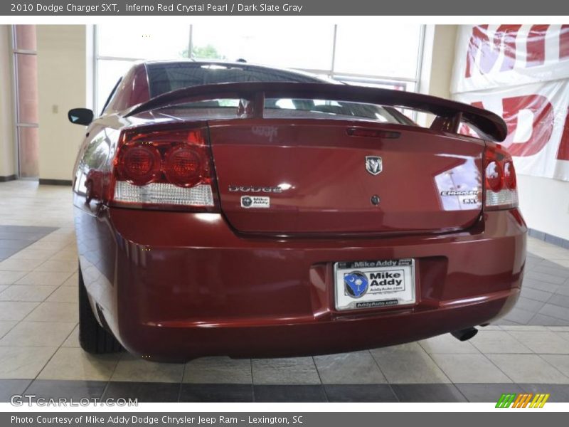 Inferno Red Crystal Pearl / Dark Slate Gray 2010 Dodge Charger SXT