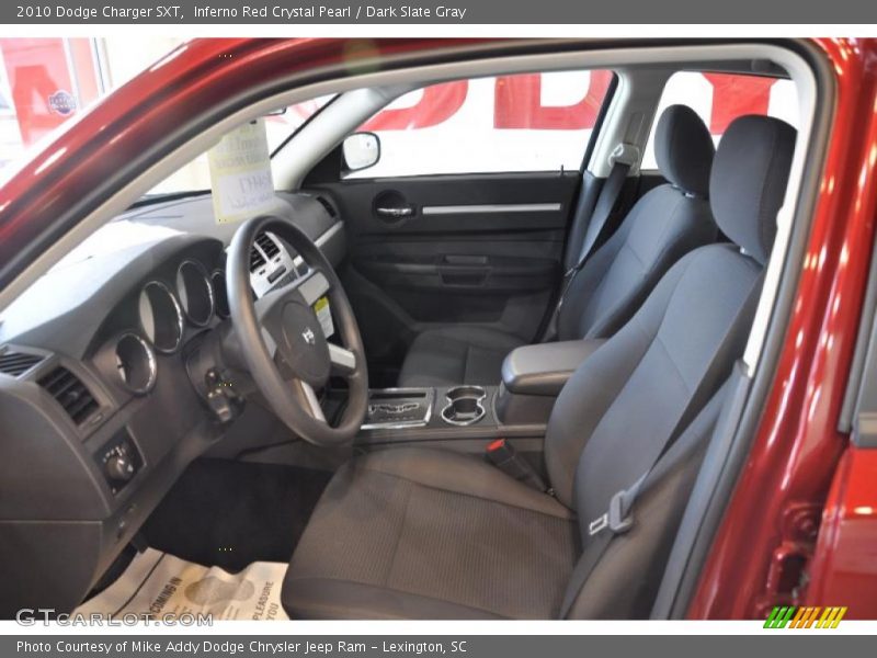 Inferno Red Crystal Pearl / Dark Slate Gray 2010 Dodge Charger SXT