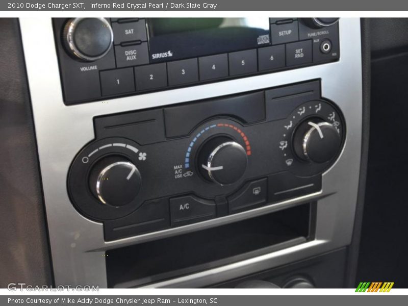 Inferno Red Crystal Pearl / Dark Slate Gray 2010 Dodge Charger SXT