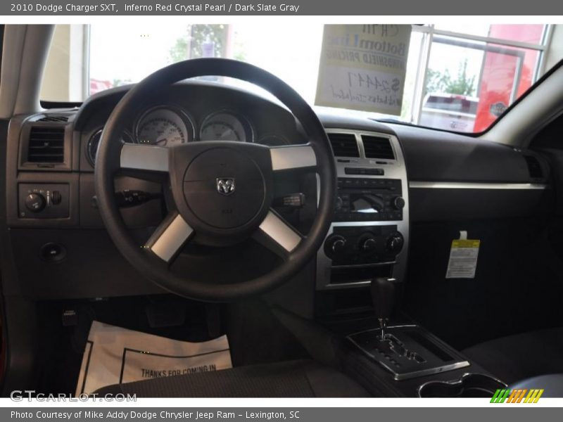 Inferno Red Crystal Pearl / Dark Slate Gray 2010 Dodge Charger SXT