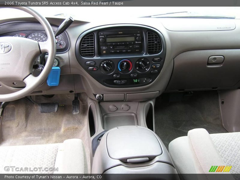 Salsa Red Pearl / Taupe 2006 Toyota Tundra SR5 Access Cab 4x4