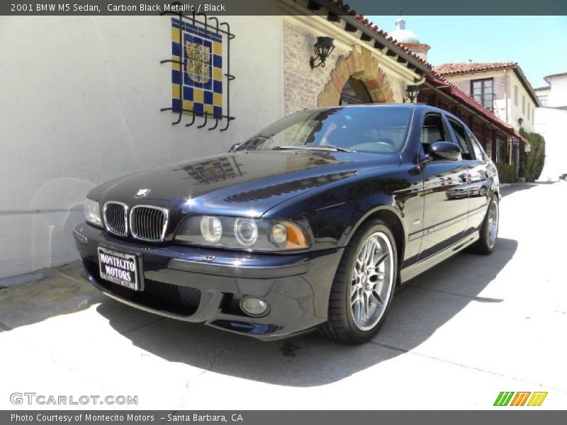 Carbon Black Metallic / Black 2001 BMW M5 Sedan