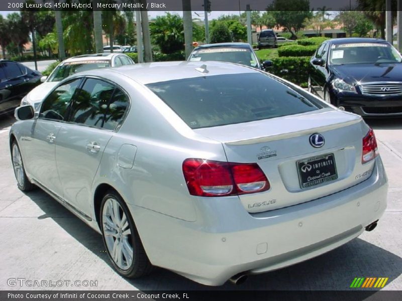 Mercury Metallic / Black 2008 Lexus GS 450h Hybrid