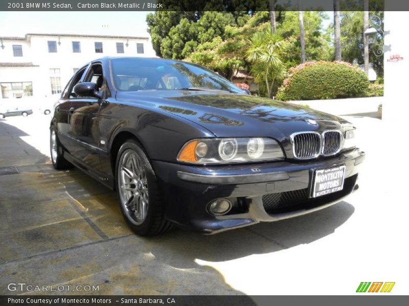 Carbon Black Metallic / Black 2001 BMW M5 Sedan