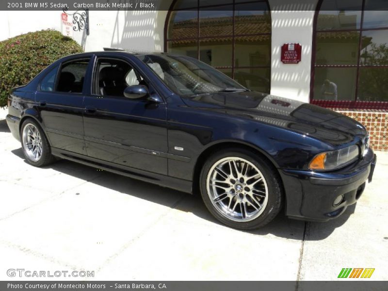 Carbon Black Metallic / Black 2001 BMW M5 Sedan