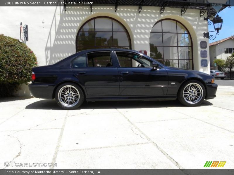 Carbon Black Metallic / Black 2001 BMW M5 Sedan