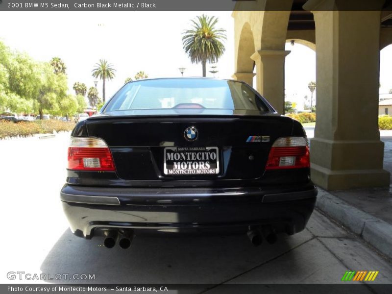 Carbon Black Metallic / Black 2001 BMW M5 Sedan