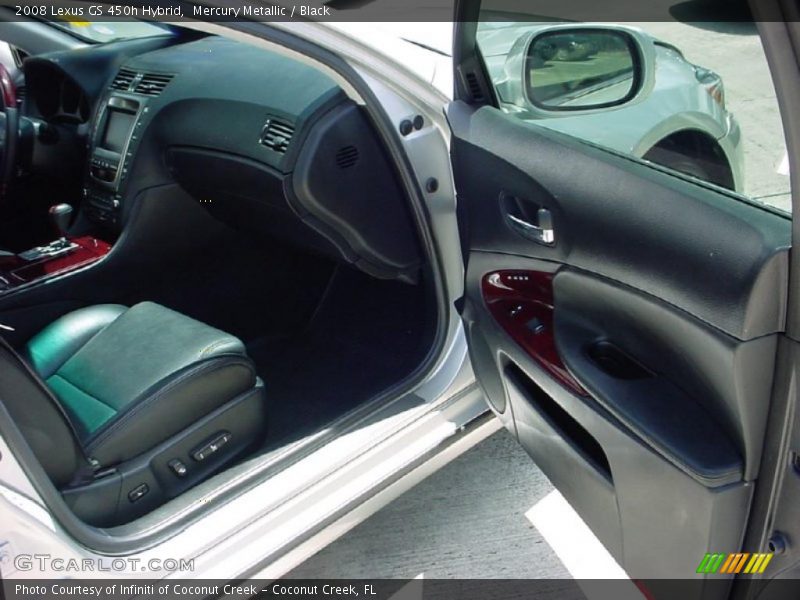 Mercury Metallic / Black 2008 Lexus GS 450h Hybrid