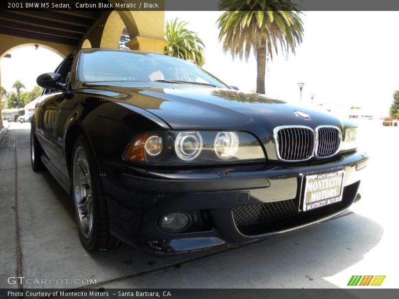 Carbon Black Metallic / Black 2001 BMW M5 Sedan