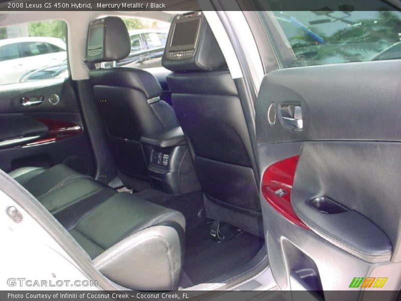 Mercury Metallic / Black 2008 Lexus GS 450h Hybrid