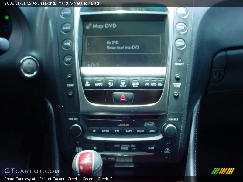 Mercury Metallic / Black 2008 Lexus GS 450h Hybrid