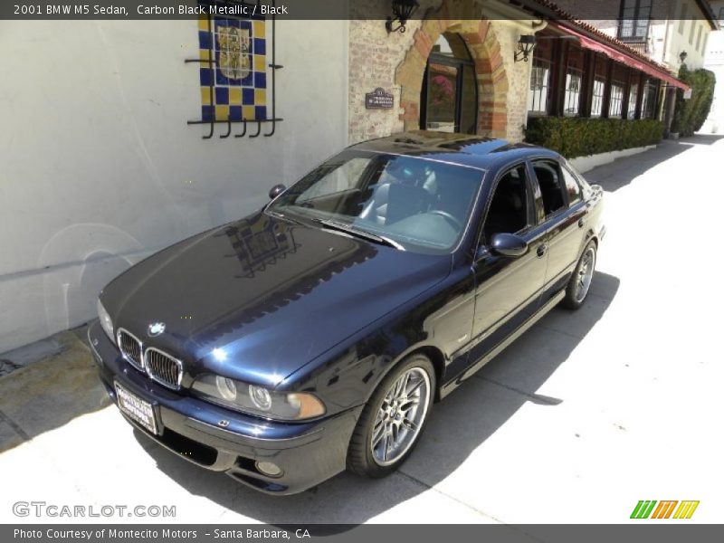 Carbon Black Metallic / Black 2001 BMW M5 Sedan