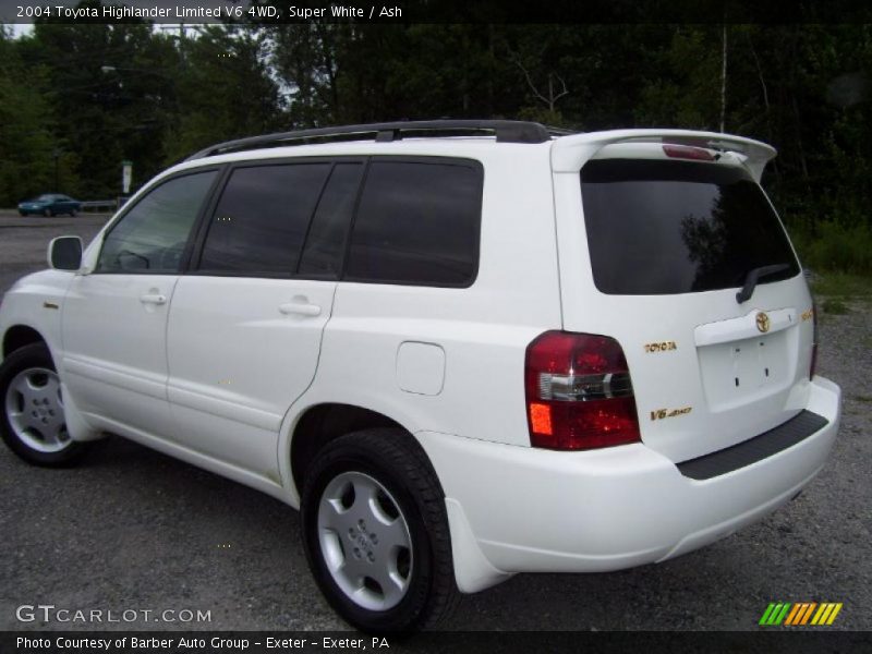 Super White / Ash 2004 Toyota Highlander Limited V6 4WD