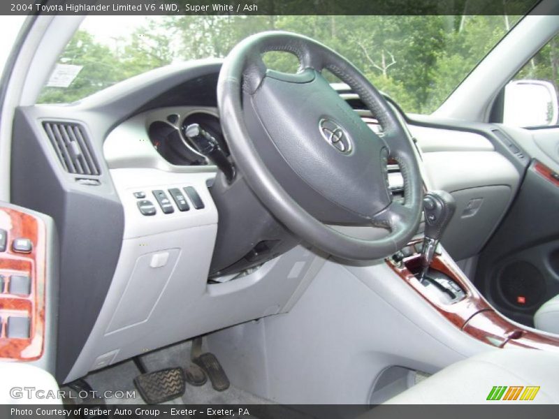 Super White / Ash 2004 Toyota Highlander Limited V6 4WD