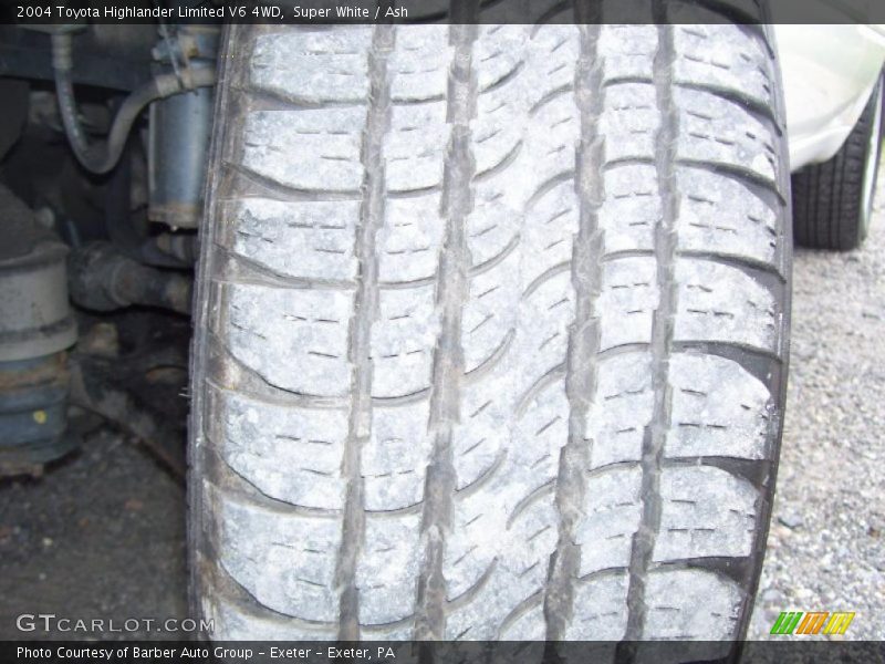 Super White / Ash 2004 Toyota Highlander Limited V6 4WD
