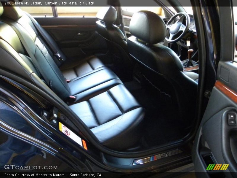 Carbon Black Metallic / Black 2001 BMW M5 Sedan