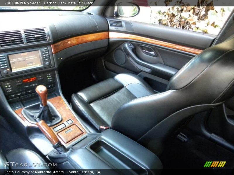 Carbon Black Metallic / Black 2001 BMW M5 Sedan