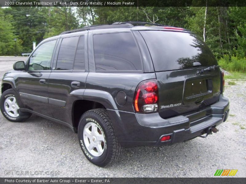 Dark Gray Metallic / Medium Pewter 2003 Chevrolet TrailBlazer LT 4x4