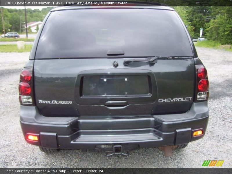 Dark Gray Metallic / Medium Pewter 2003 Chevrolet TrailBlazer LT 4x4