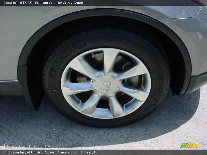Platinum Graphite Gray / Graphite 2008 Infiniti EX 35