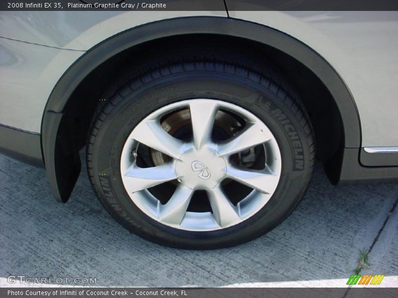 Platinum Graphite Gray / Graphite 2008 Infiniti EX 35