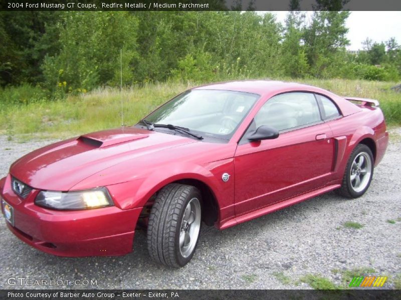 Redfire Metallic / Medium Parchment 2004 Ford Mustang GT Coupe