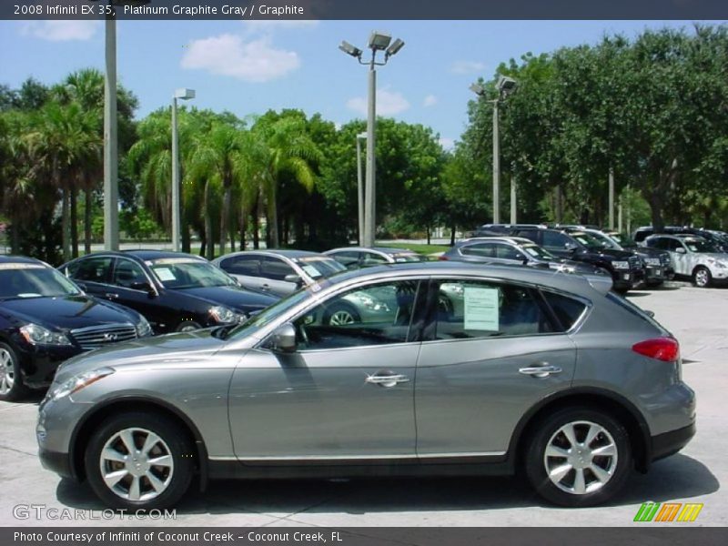Platinum Graphite Gray / Graphite 2008 Infiniti EX 35