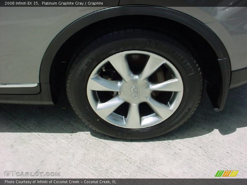 Platinum Graphite Gray / Graphite 2008 Infiniti EX 35