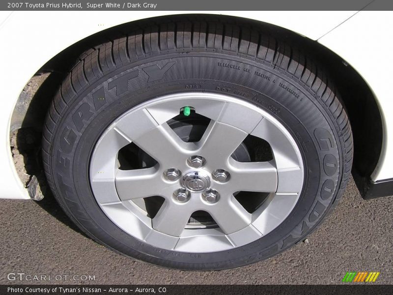 Super White / Dark Gray 2007 Toyota Prius Hybrid