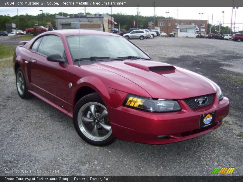 Redfire Metallic / Medium Parchment 2004 Ford Mustang GT Coupe