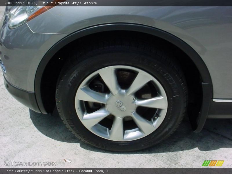 Platinum Graphite Gray / Graphite 2008 Infiniti EX 35