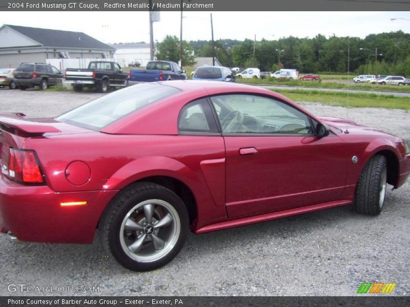 Redfire Metallic / Medium Parchment 2004 Ford Mustang GT Coupe