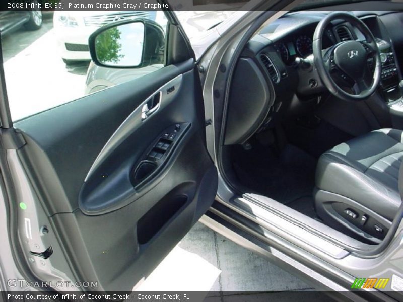 Platinum Graphite Gray / Graphite 2008 Infiniti EX 35