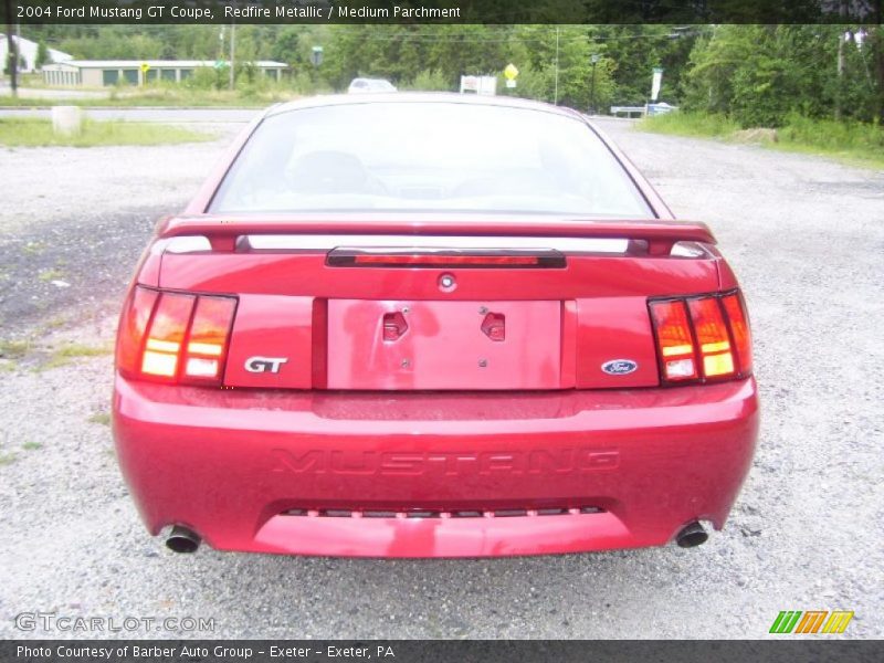 Redfire Metallic / Medium Parchment 2004 Ford Mustang GT Coupe