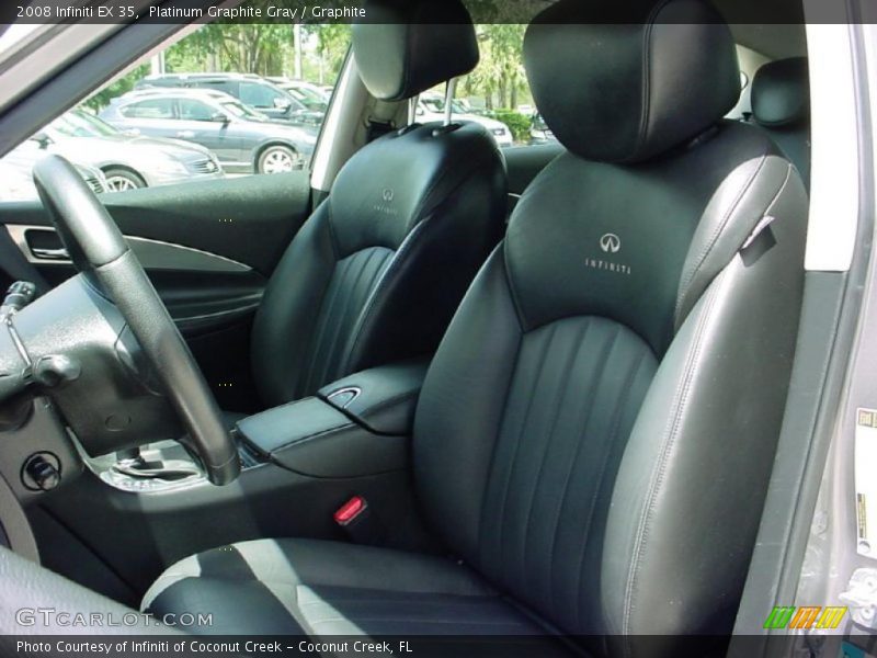 Platinum Graphite Gray / Graphite 2008 Infiniti EX 35