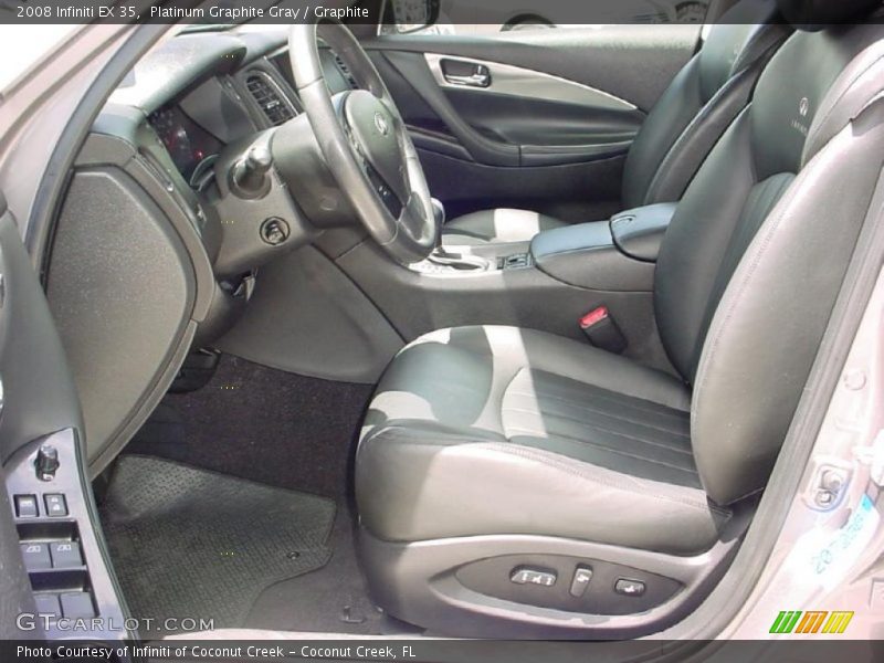 Platinum Graphite Gray / Graphite 2008 Infiniti EX 35