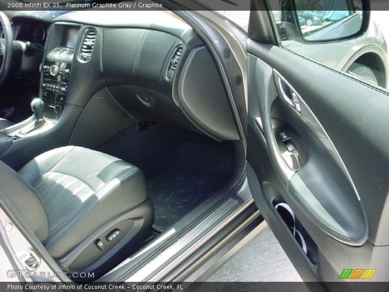 Platinum Graphite Gray / Graphite 2008 Infiniti EX 35
