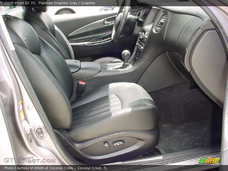 Platinum Graphite Gray / Graphite 2008 Infiniti EX 35