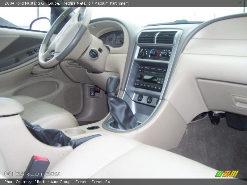 Redfire Metallic / Medium Parchment 2004 Ford Mustang GT Coupe