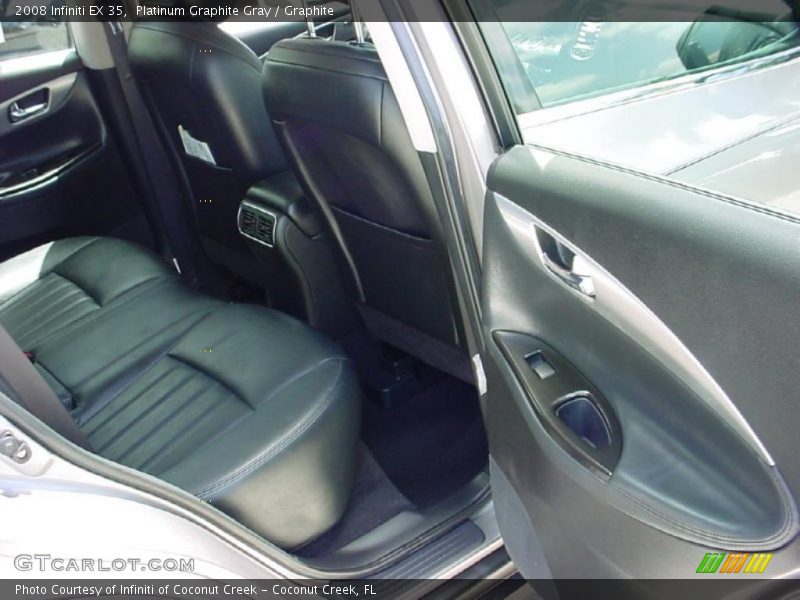Platinum Graphite Gray / Graphite 2008 Infiniti EX 35