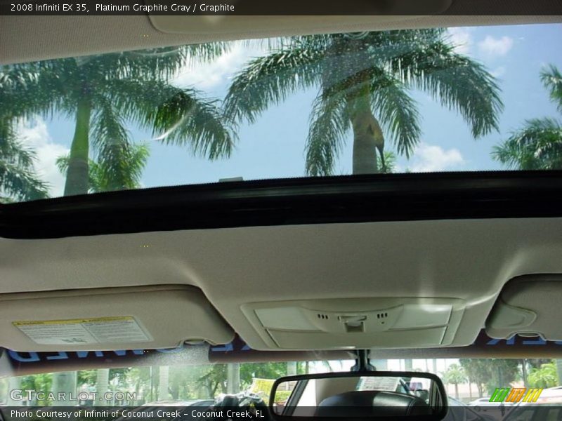 Platinum Graphite Gray / Graphite 2008 Infiniti EX 35