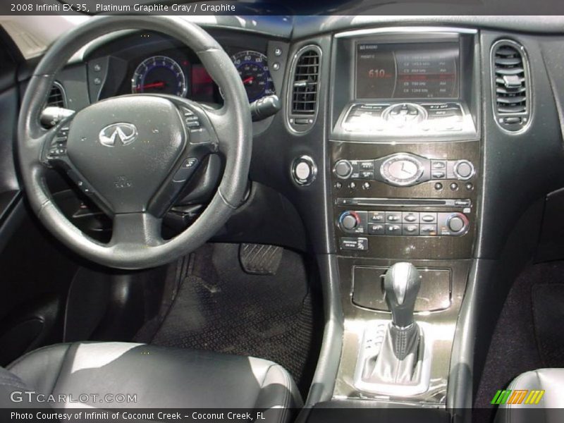 Platinum Graphite Gray / Graphite 2008 Infiniti EX 35