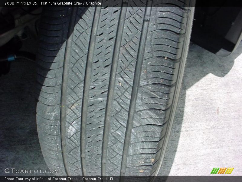 Platinum Graphite Gray / Graphite 2008 Infiniti EX 35