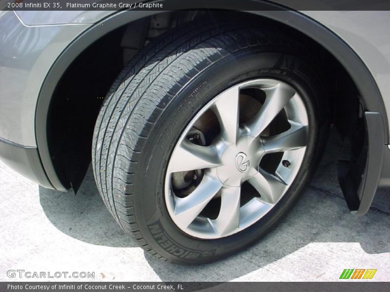 Platinum Graphite Gray / Graphite 2008 Infiniti EX 35