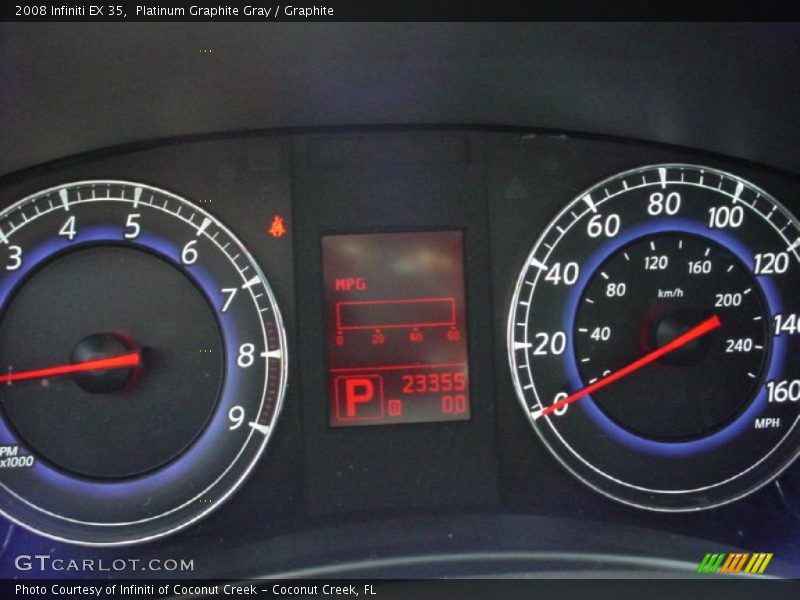 Platinum Graphite Gray / Graphite 2008 Infiniti EX 35