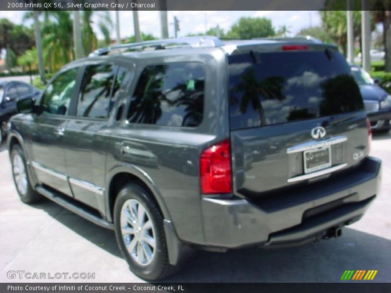 Silver Graphite Gray / Charcoal 2008 Infiniti QX 56