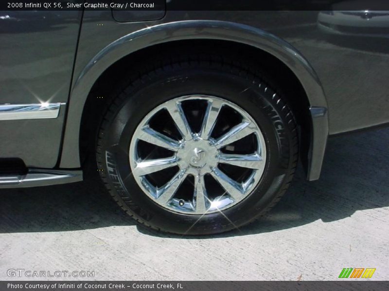 Silver Graphite Gray / Charcoal 2008 Infiniti QX 56