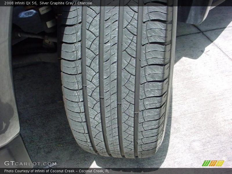 Silver Graphite Gray / Charcoal 2008 Infiniti QX 56
