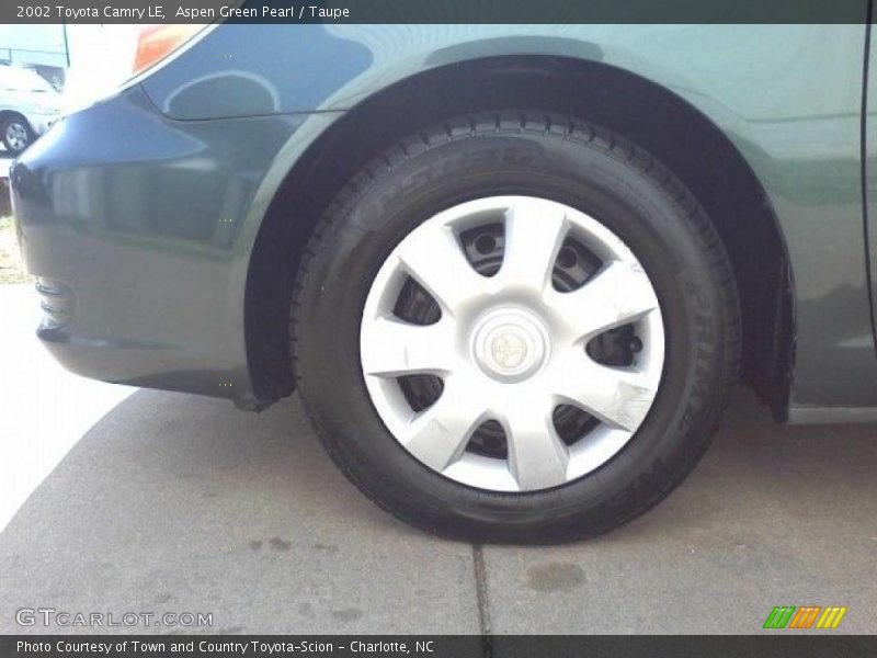 Aspen Green Pearl / Taupe 2002 Toyota Camry LE