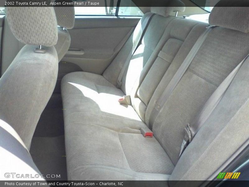 Aspen Green Pearl / Taupe 2002 Toyota Camry LE
